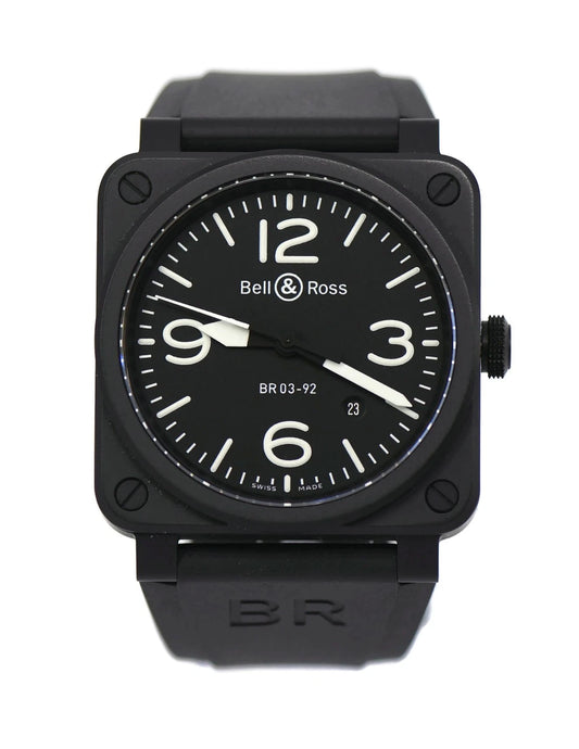 Bell & Ross Aviation Black Ceramic Watch BR0392