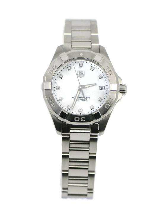 Tag Heuer Aquaracer Diamond Stainless Steel Watch WAY1313