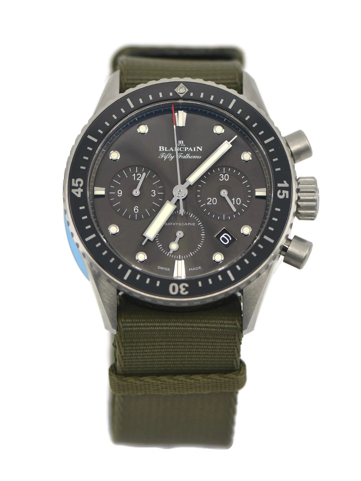 Blancpain Fifty Fathoms Bathyscaphe Stainless Steel Watch 5200-1110-NABA