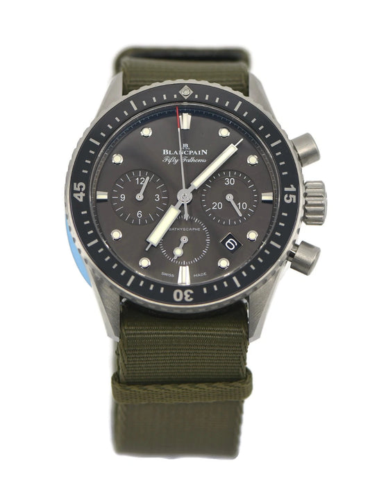 Blancpain Fifty Fathoms Bathyscaphe Stainless Steel Watch 5200-1110-NABA