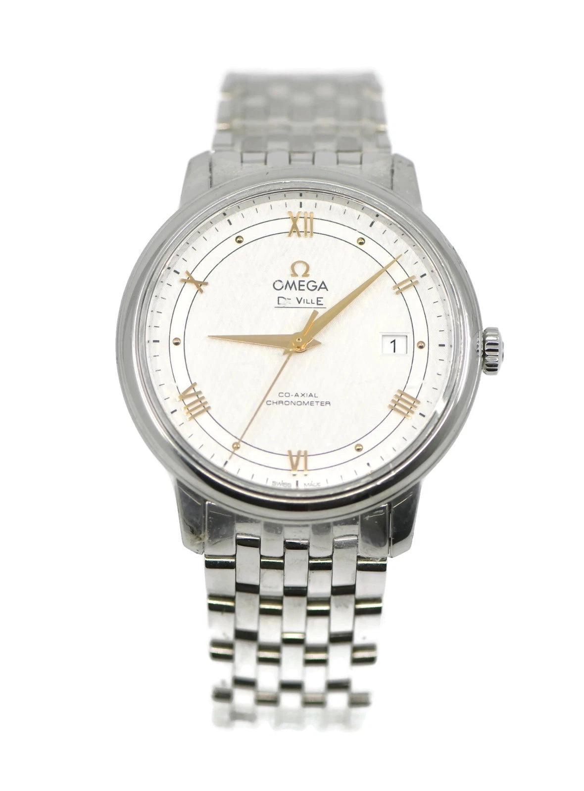 Omega DeVille Prestige Stainless Steel Watch 424.10.40.20.02.004
