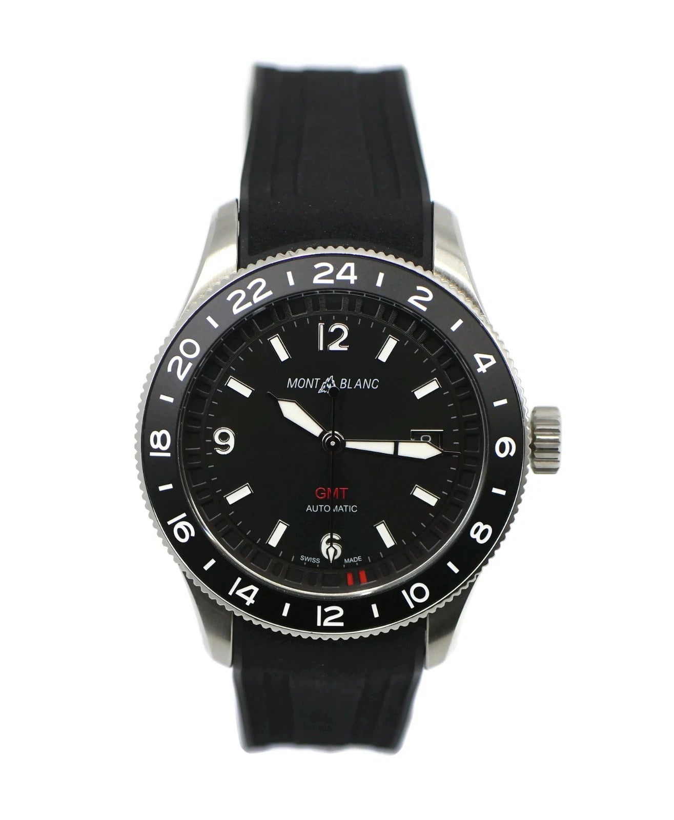 Montblanc 1858 GMT Stainless Steel Watch 129766