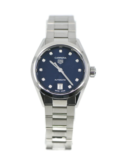Tag Heuer Carrera Diamond Stainless Steel Watch WBN2413
