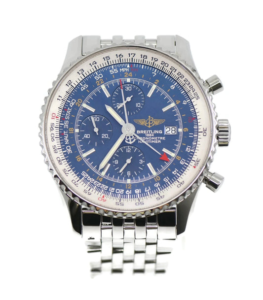 Breitling Navitimer GMT Chronograph Stainless Steel Watch A24322