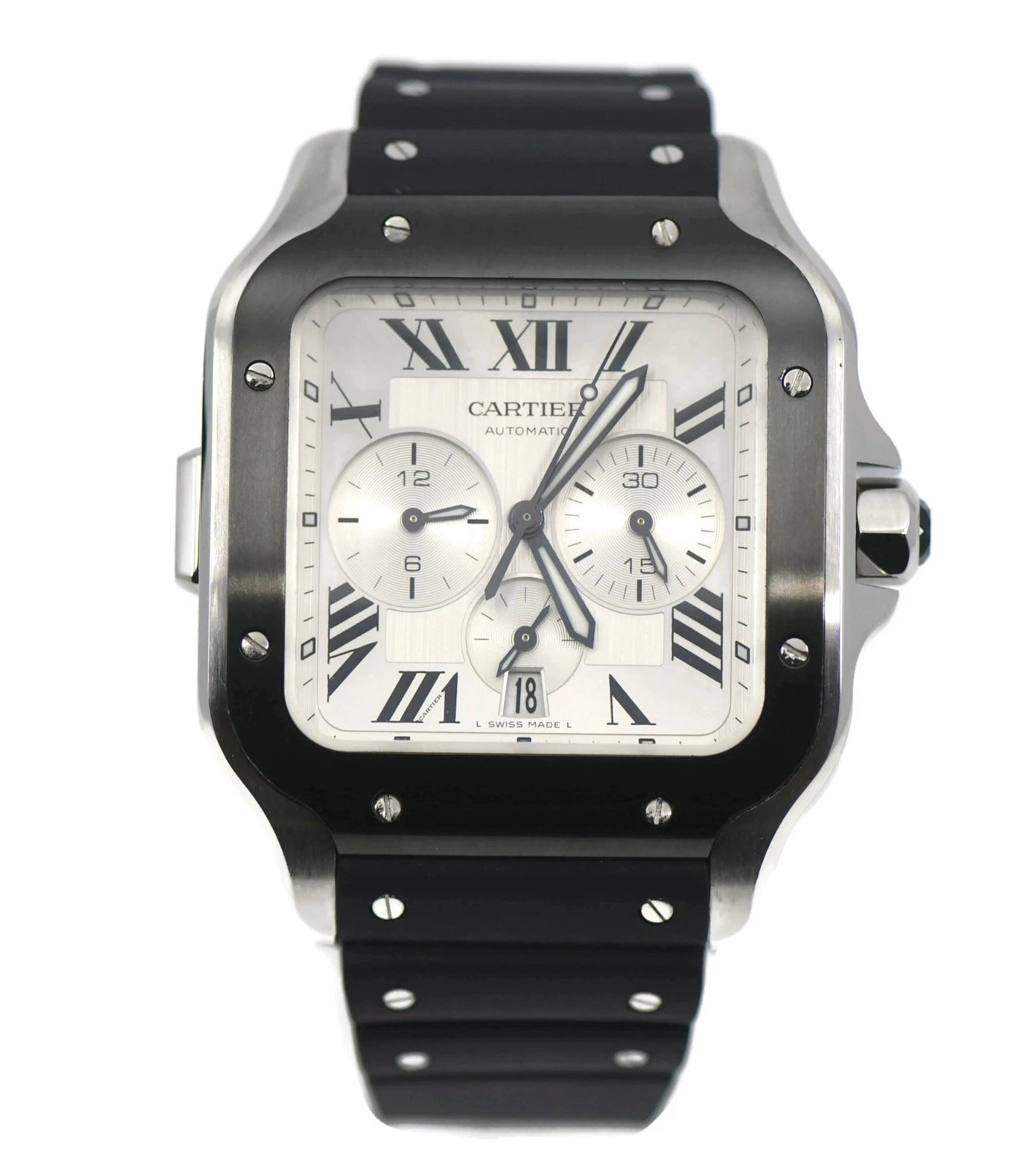 Cartier Santos Chronograph Stainless Steel WSSA0017