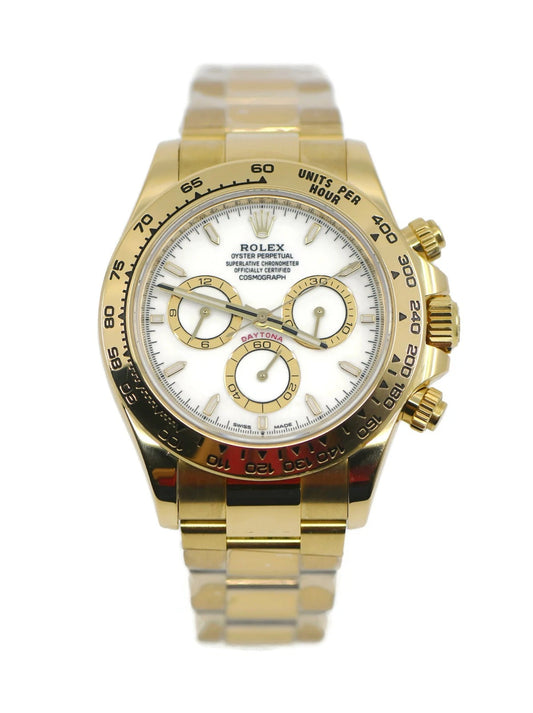 Rolex Daytona 18K Yellow Gold Watch 126508