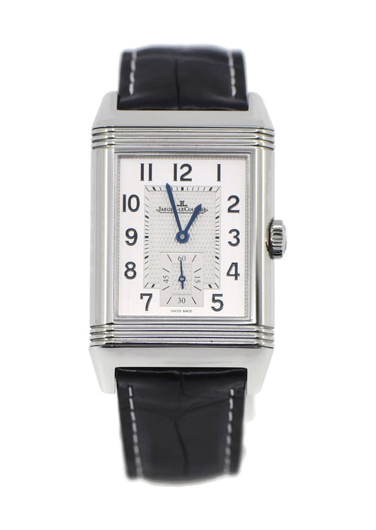 Jaeger LeCoultre Reverso Duoface Stainless Steel Watch Q3848420