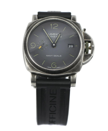 Panerai Luminor Marina Navy Seals Stainless Steel Watch PAM01412