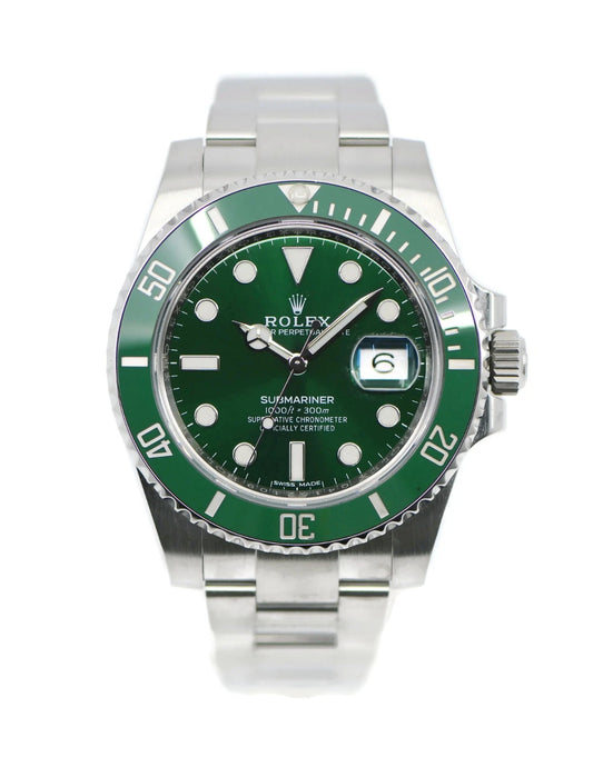 Rolex Submariner Hulk Stainless Steel Watch 116610LV