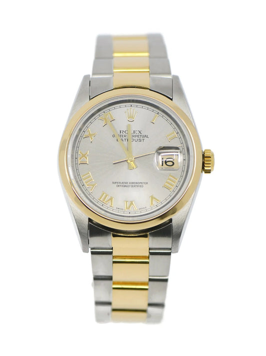 Rolex Datejust 18K/Stainless Steel Watch 16203
