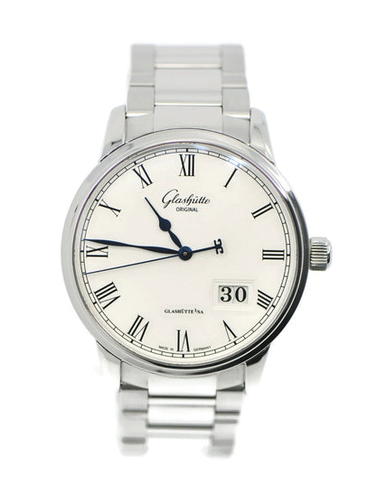 Glashutte Senator Stainless Steel Watch 100-03-32-42-14