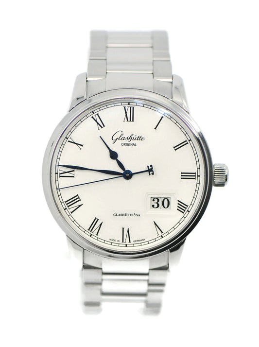 Glashutte Senator Stainless Steel Watch 100-03-32-42-14