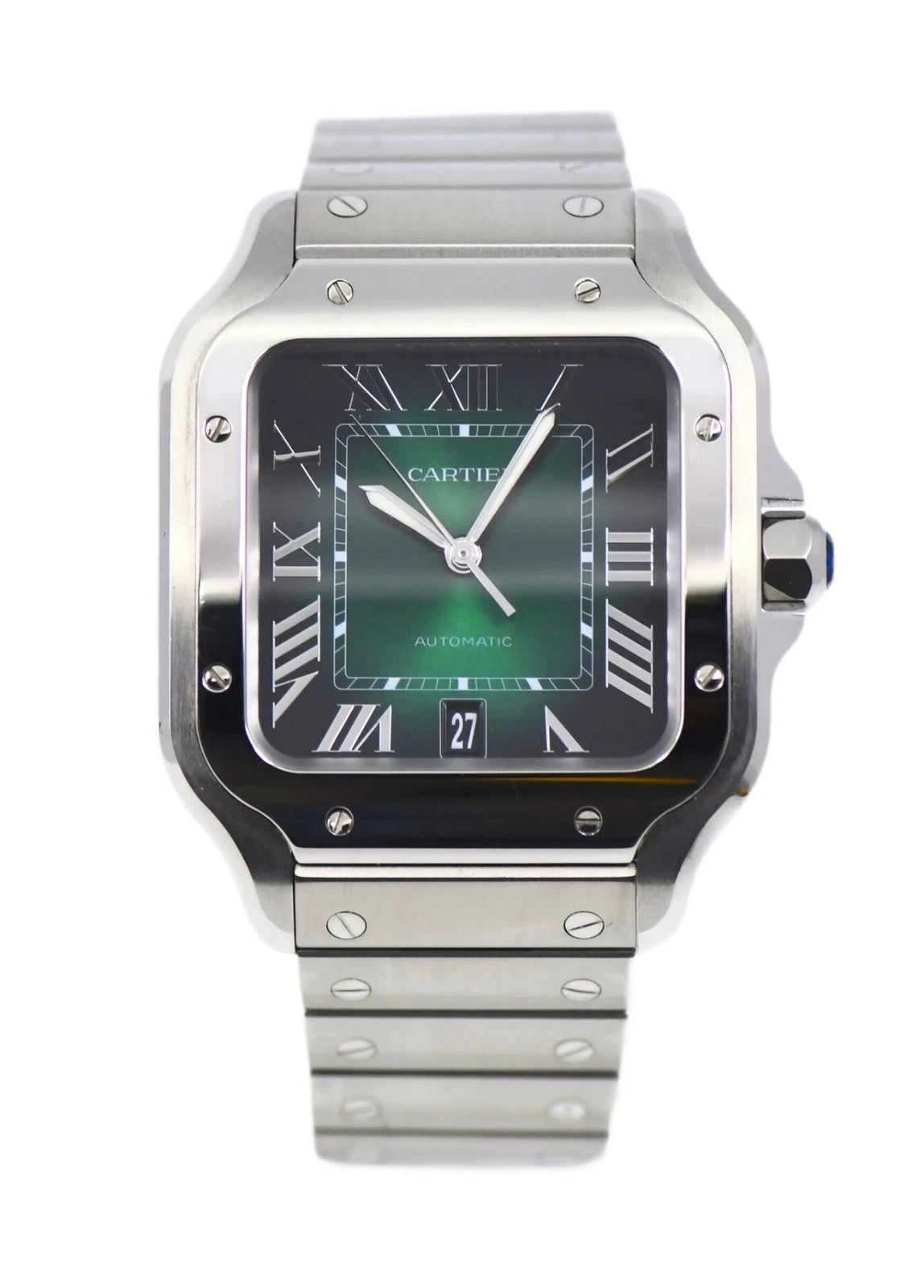 Cartier Santos Large Stainless Steel Watch WSSA0062