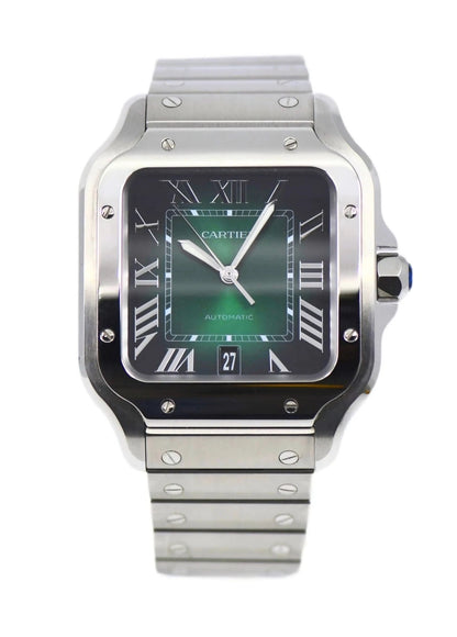 Cartier Santos Large Stainless Steel Watch WSSA0062