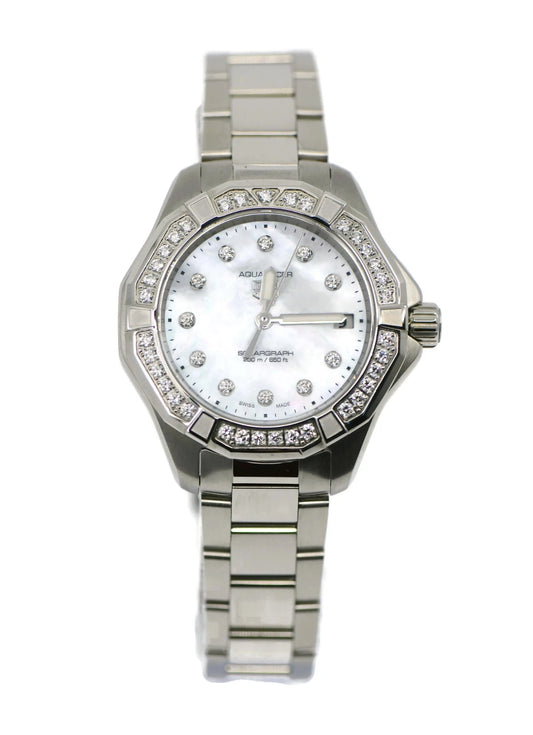 Tag Heuer Aquaracer Diamond Stainless Steel Watch WBP1314