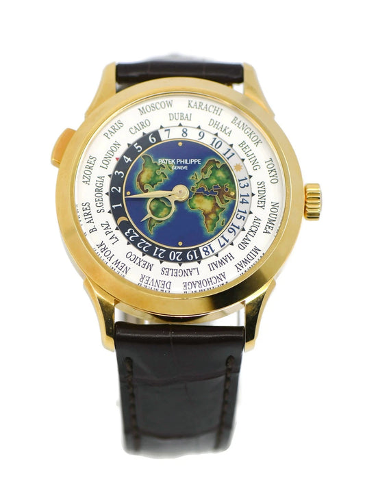 Patek Philippe World Timer 18K Yellow Gold Watch 5231J-001