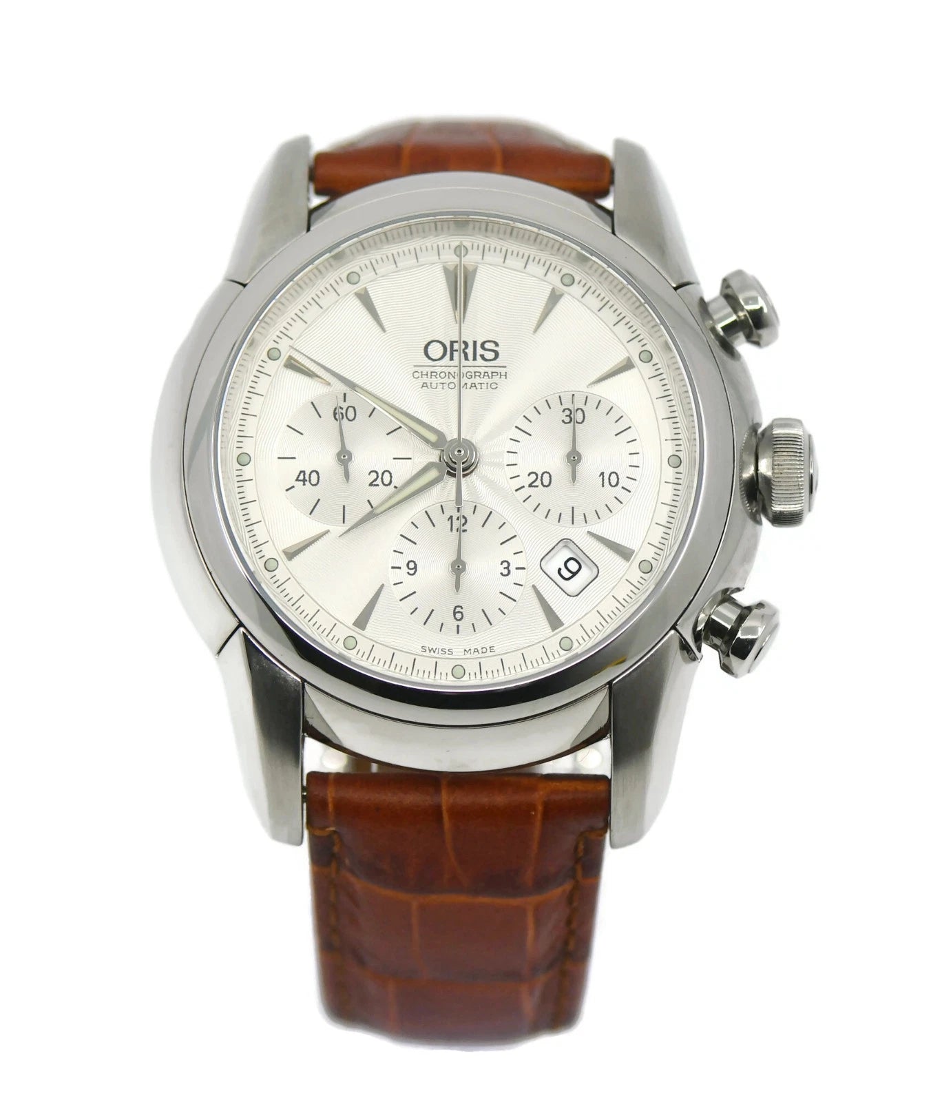 Oris Artelier Chronograph Stainless Steel Watch 7547
