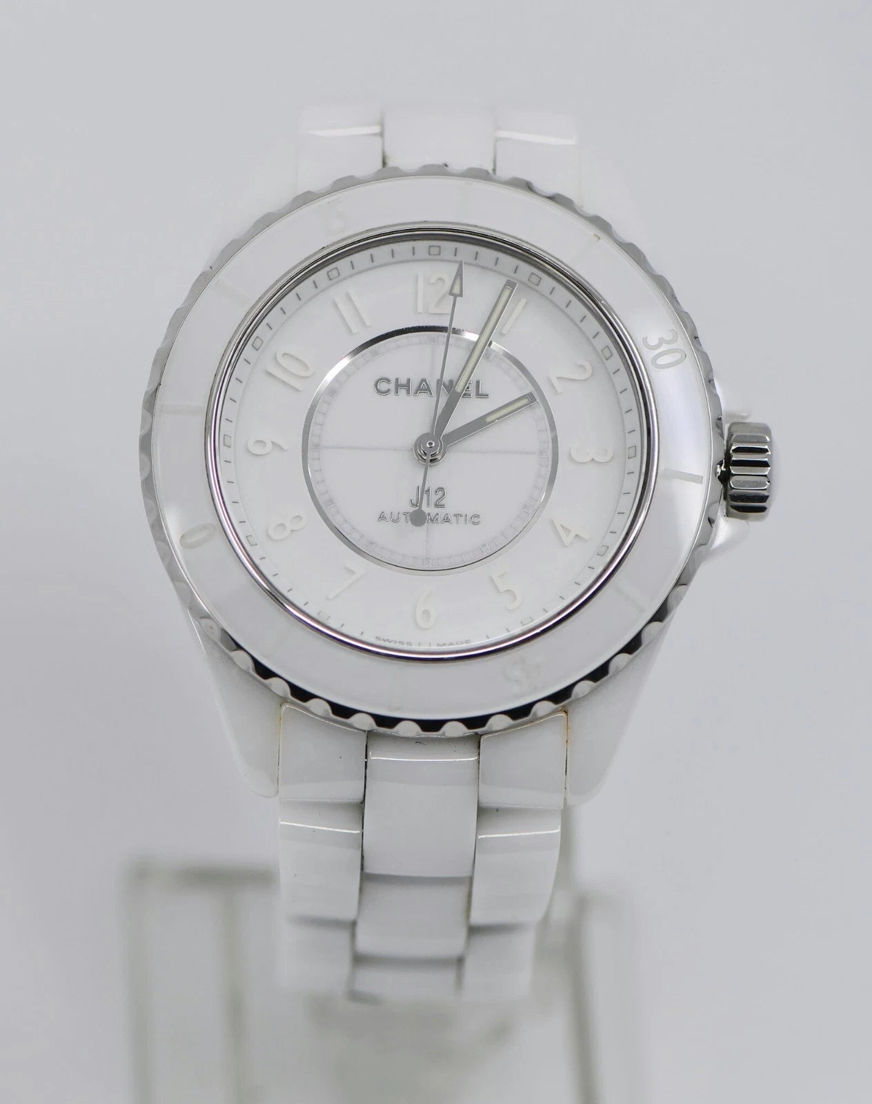 Chanel J12 Phantom White Ceramic Watch H6186