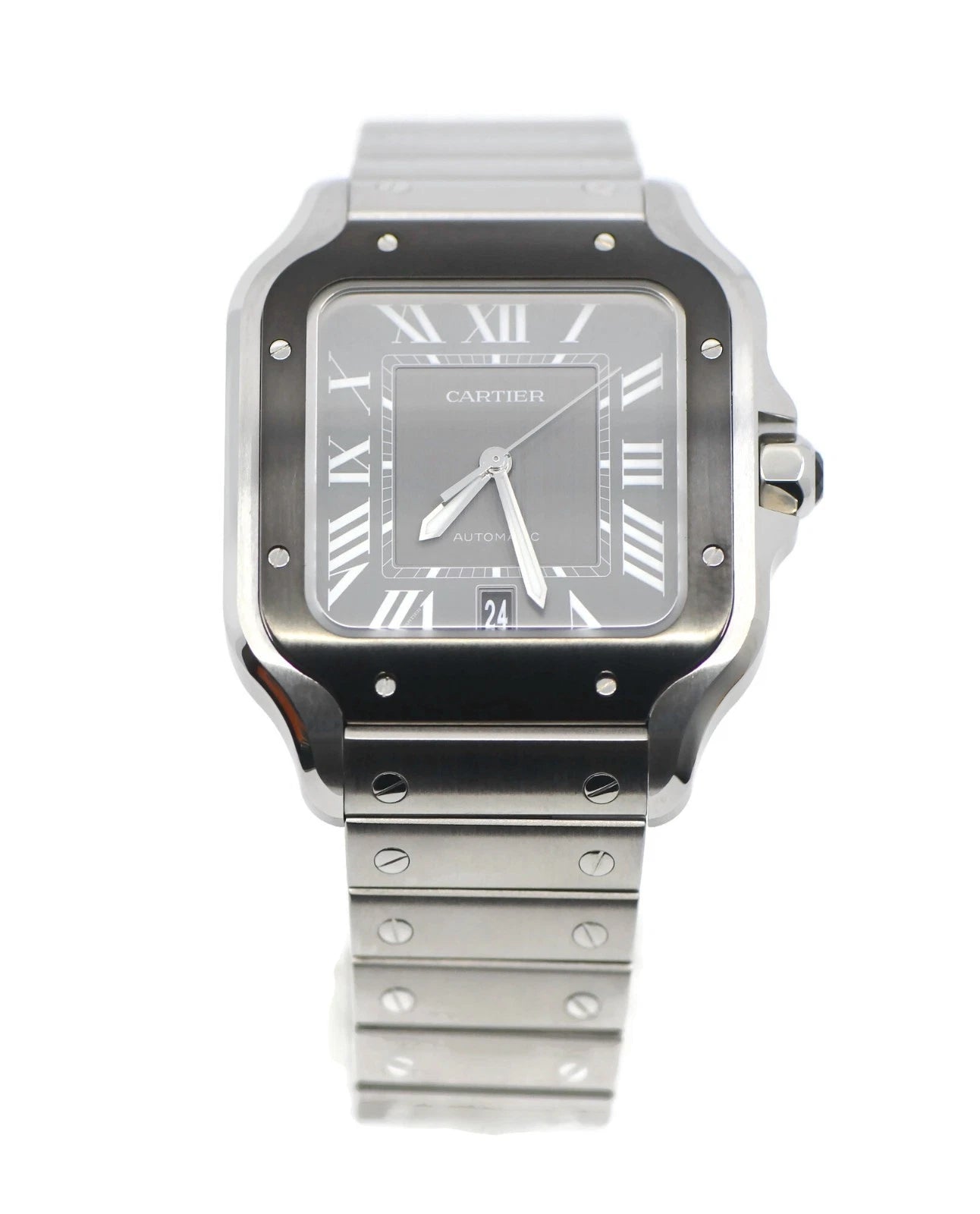 Cartier Santos Large Stainless Steel Watch WSSA0037