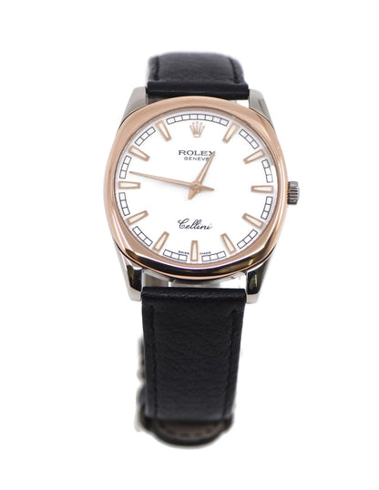 Rolex Cellini 18K Rose/White Gold Watch 4243