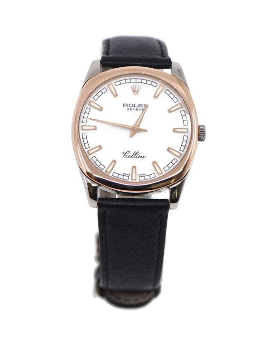 Rolex Cellini 18K Rose/White Gold Watch 4243