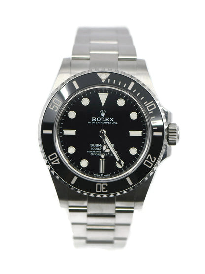 Rolex Submariner 41 No Date Stainless Steel Watch 124060