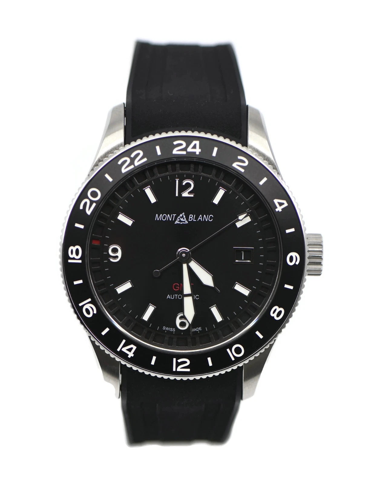 Montblanc 1858 GMT Stainless Steel Watch 129766