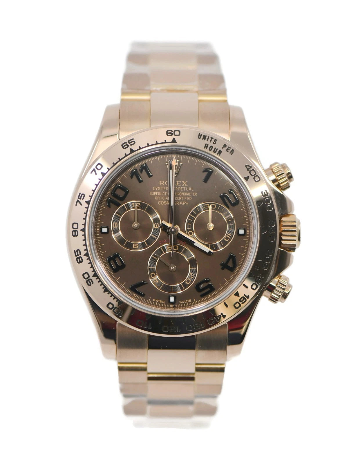 Rolex Daytona 18K Rose Gold Watch 116505
