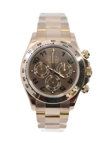 Rolex Daytona 18K Rose Gold Watch 116505