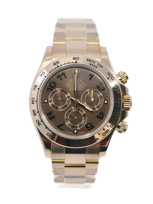 Rolex Daytona 18K Rose Gold Watch 116505