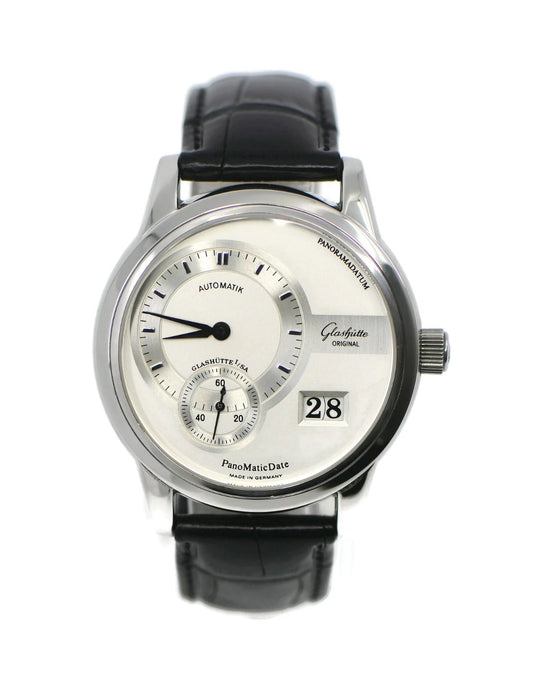 Glashutte Original Panomaticdate Stainless Steel Watch 90-01-02-02-14