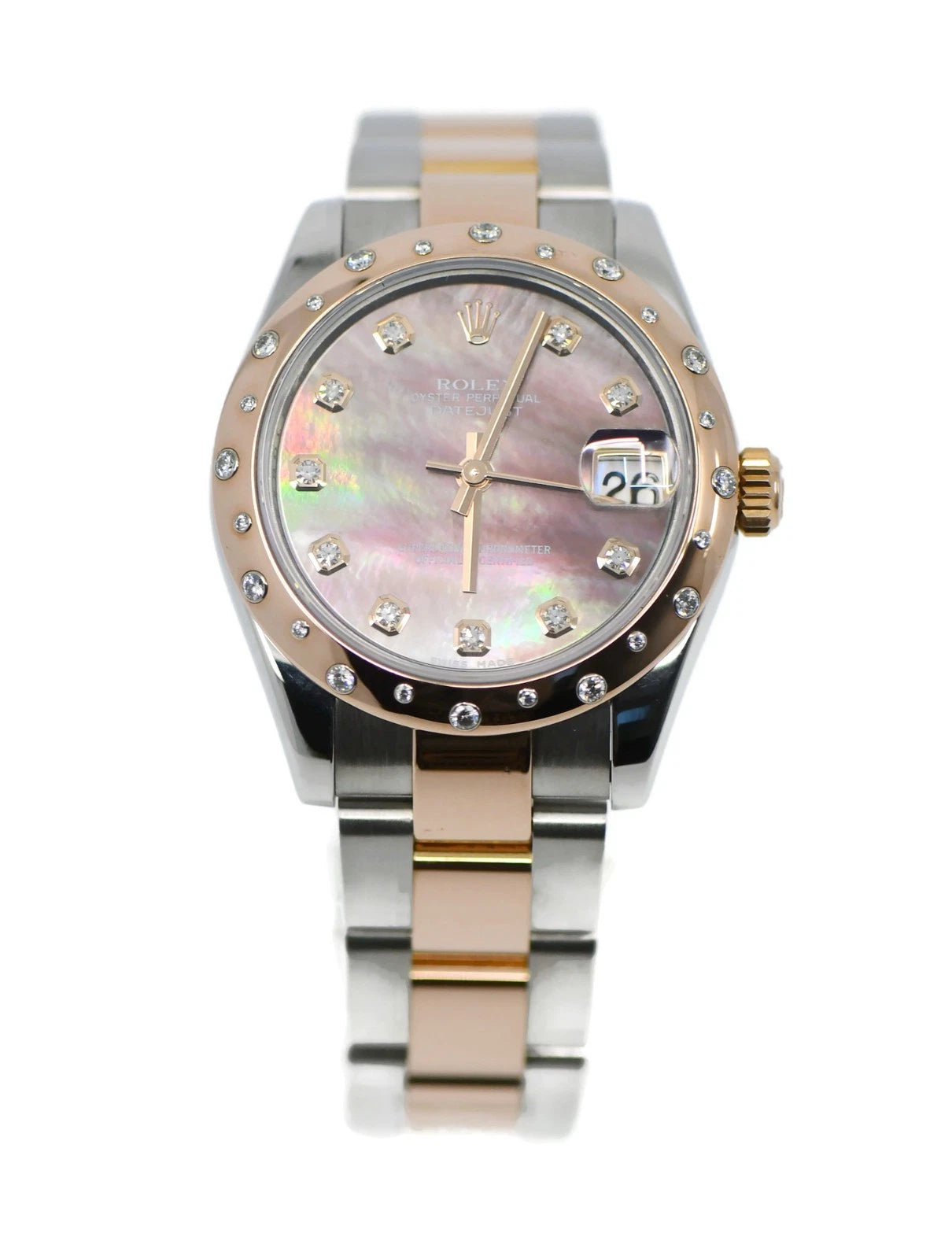 Rolex Datejust Diamond 18K/Stainless Steel Watch 178341