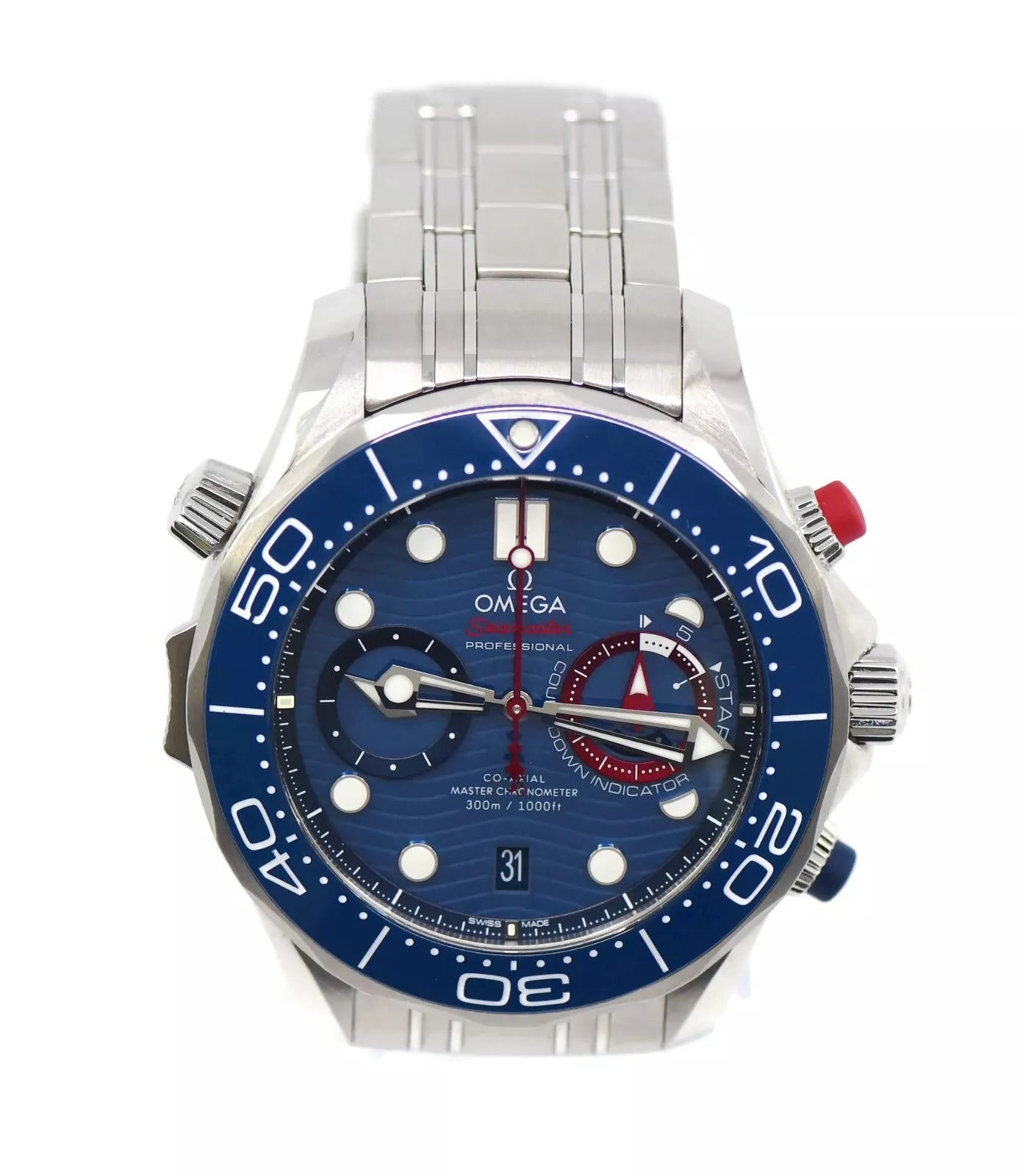 Omega Seamaster America's Cup Stainless Steel Watch 210.30.44.51.03.002