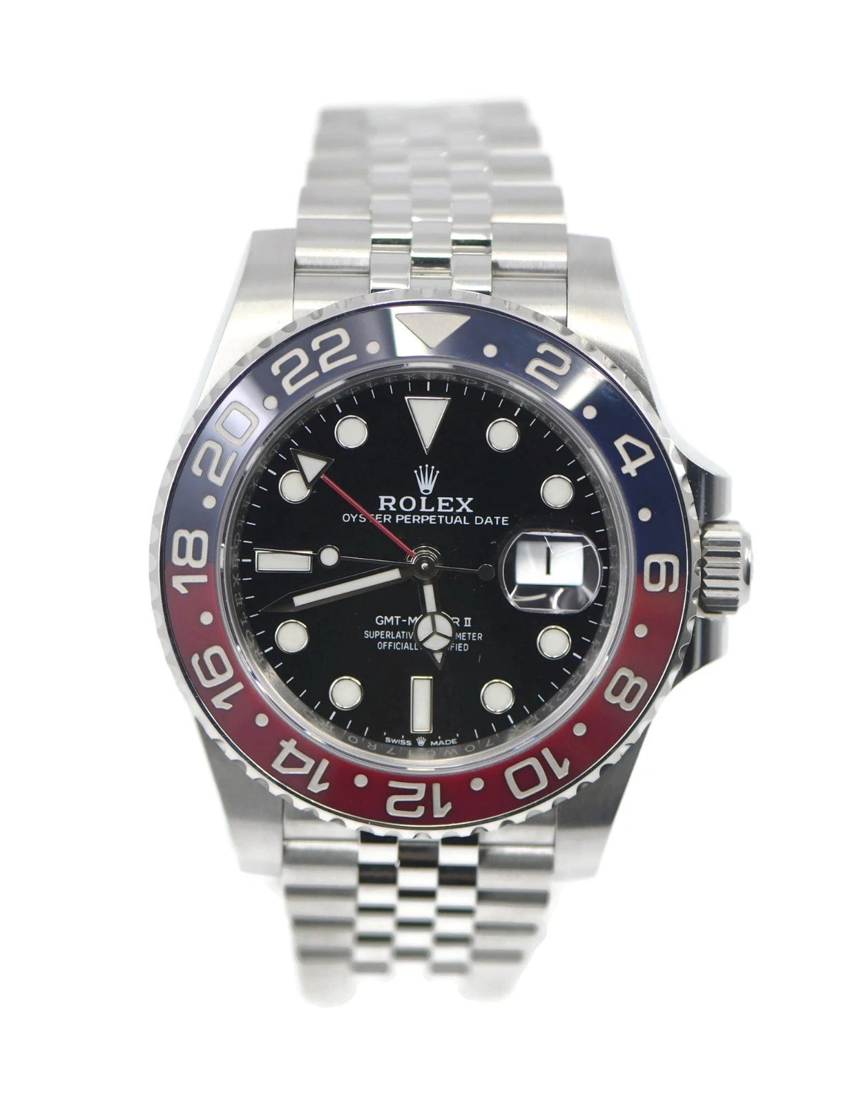 Rolex GMT-Master II Pepsi Stainless Steel Watch 126710BLRO
