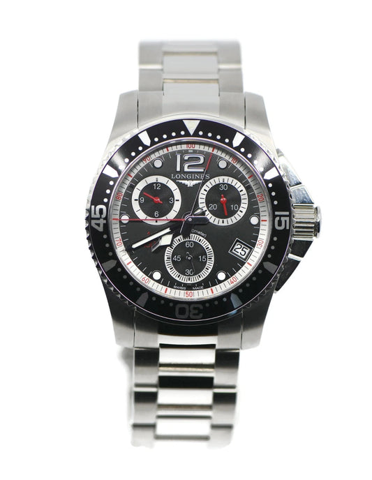 Longines Conqeust Chronograph Stainless Steel Watch L37434566