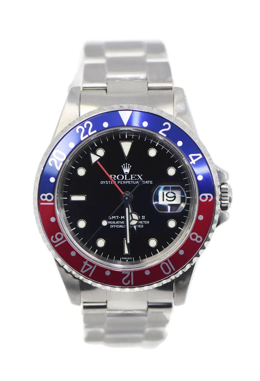 Rolex GMT-Master II Pepsi Stainless Steel Watch 16710