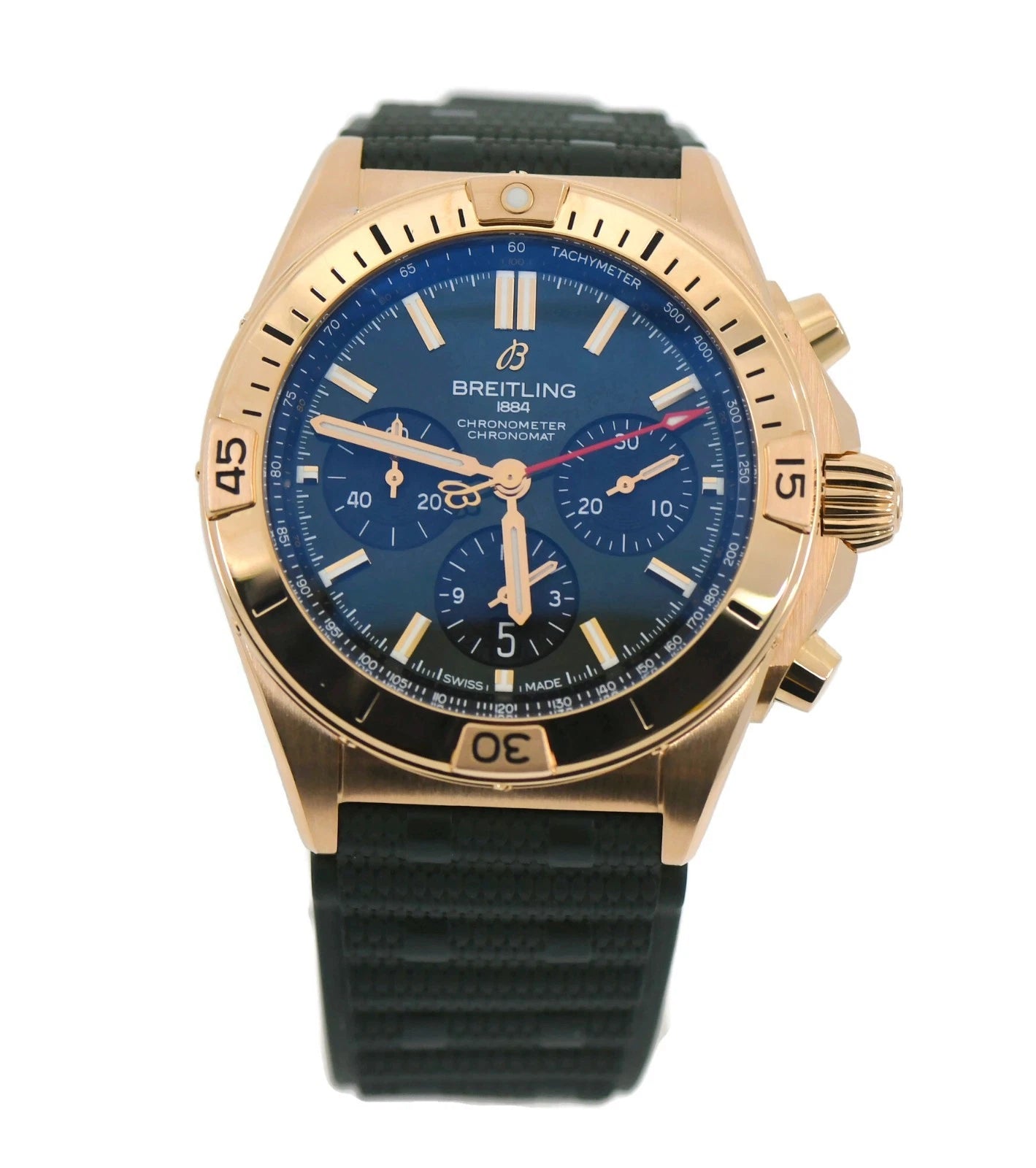Breitling Chronomat B01 18K Rose Gold Watch RB0134