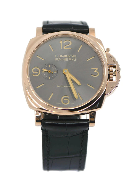 Panerai Luminor Due 3 Day 18K Rose Gold Watch PAM00675