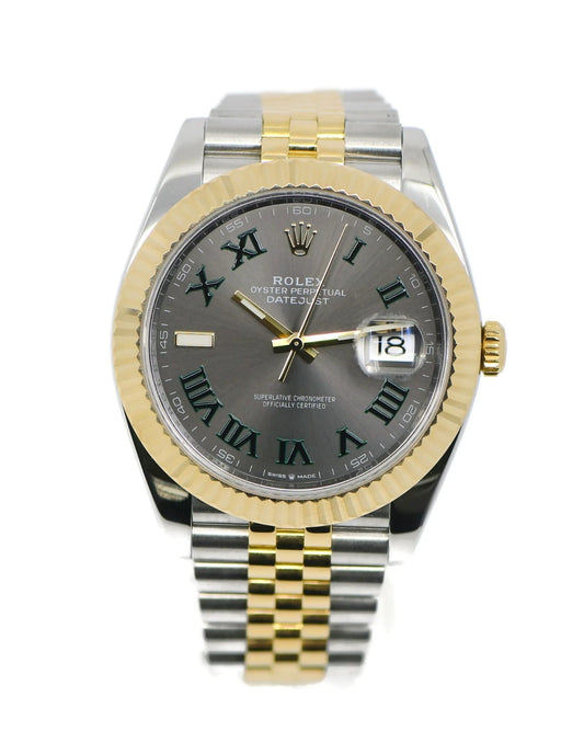 Rolex Datejust 41 Wimbledon 18K/Stainless Steel Watch 126333