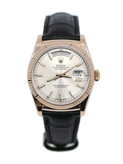 Rolex Day Date 18K Rose Gold Watch 118135