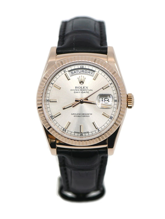 Rolex Day Date 18K Rose Gold Watch 118135