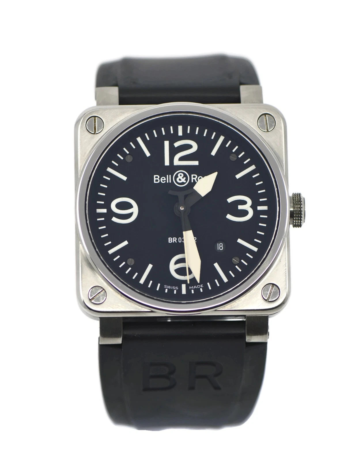 Bell & Ross Aviation Stainless Steel Watch BR0392S