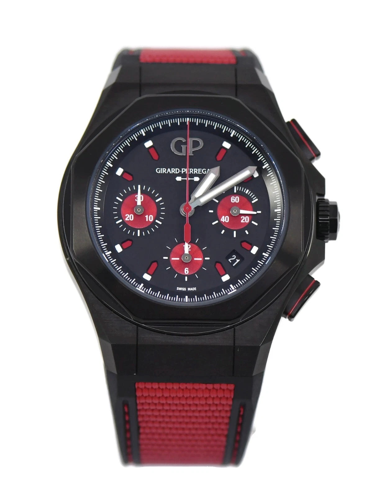 Girard Perregaux Laureato Absolute Passion Titanium Watch 81060