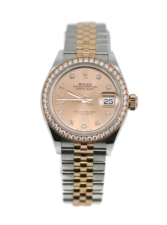 Rolex Datejust 28 Diamond 18K/Stainless Steel Watch 279381RBR