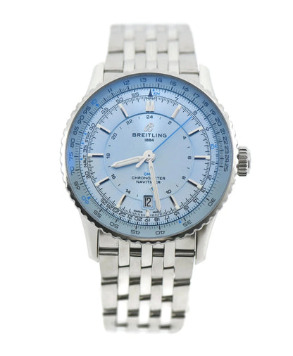Breitling Navitimer GMT Stainless Steel Watch A32310