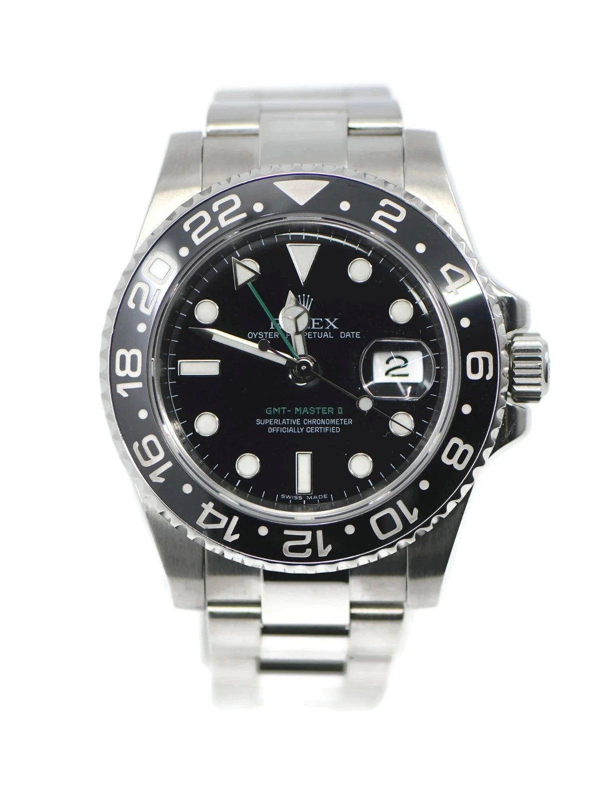 Rolex GMT-Master II Stainless Steel Watch 116710LN