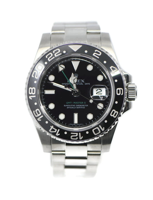 Rolex GMT-Master II Stainless Steel Watch 116710LN