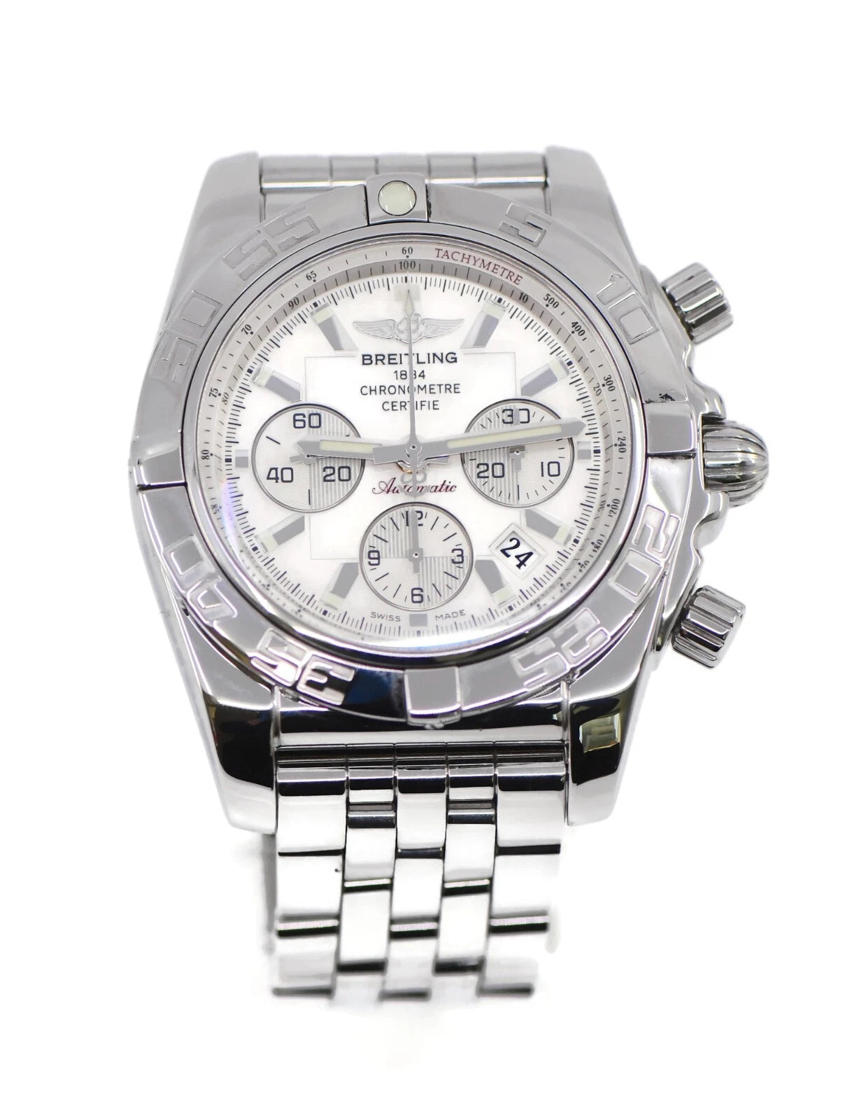 Breitling Chronomat Stainless Steel Watch AB0110