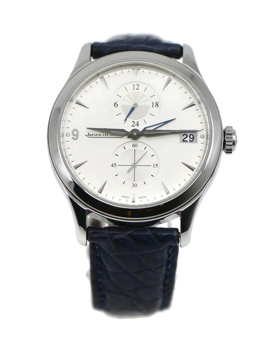 Jaeger LeCoultre Master Hometime Stainless Steel Watch Q1628420