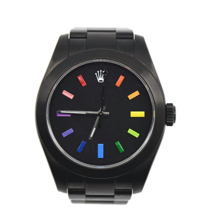 Rolex Milgauss MAD Paris Stainless Steel Watch 116400